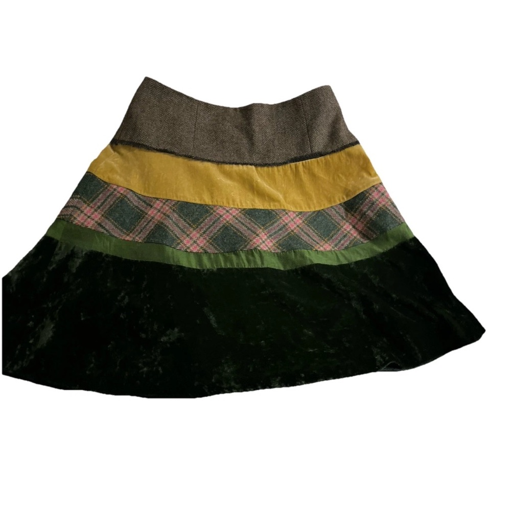 Multicolor A-Line Skirt